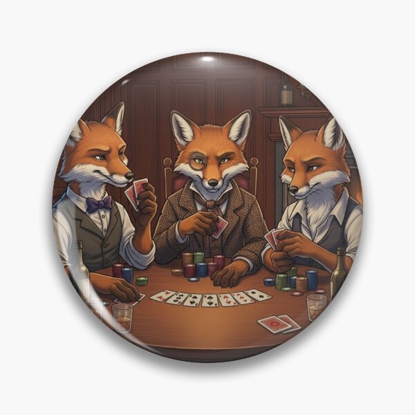 Item preview, Foxes' Grand Poker Night designed and sold by FoxVibes.