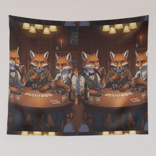 Item preview, Foxes' Grand Poker Night designed and sold by FoxVibes.