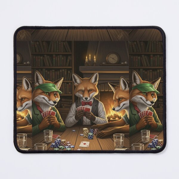Item preview, Anthro Fox Poker Night designed and sold by FoxVibes.