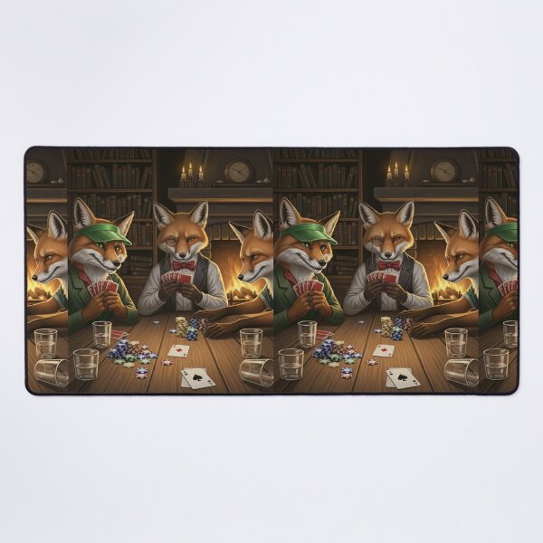 Item preview, Anthro Fox Poker Night designed and sold by FoxVibes.
