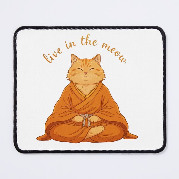 Item preview, Live in the Meow - Funny Cat Wisdom designed and sold by Divine Ease.