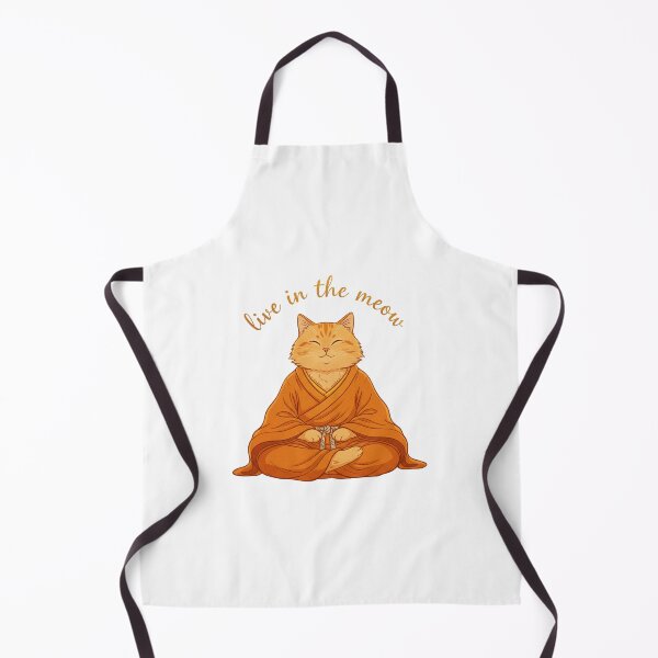 Item preview, Live in the Meow - Funny Cat Wisdom designed and sold by Divine Ease.