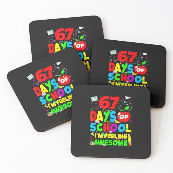 Item preview, 67 Days Of School Im Feeling Awesome 100 Days Of School designed and sold by diyoor.