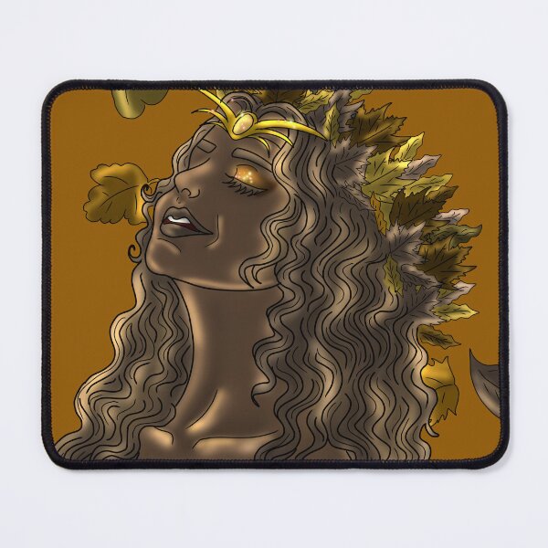 Item preview, Autumn Queen – Semi-Realistic Fantasy Portrait designed and sold by Crack-in-Colors.