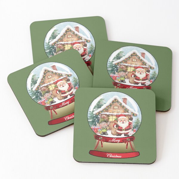 Item preview, Father Christmas Globe  designed and sold by Sonia Jones Art.