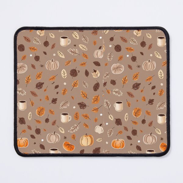 Item preview, Autumn Pumpkin Coffee Fall Leaves Cozy Season Pumpkin Spice Vibes Harvest Tea Time Orange Maple Leaf October November Design designed and sold by Lineesh Kumar.