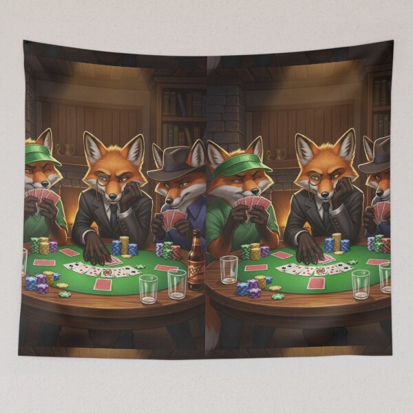Item preview, Foxy Poker Night Rendezvous designed and sold by FoxVibes.
