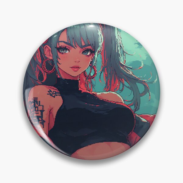 Item preview, Retro Art Blue Hair Girl From Cyberpunk Beautiful designed and sold by pexoboy.