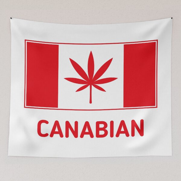 Item preview, Canabian (Canada Weed Flag / Cannabis / Canaba / Red designed and sold by MrFaulbaum.