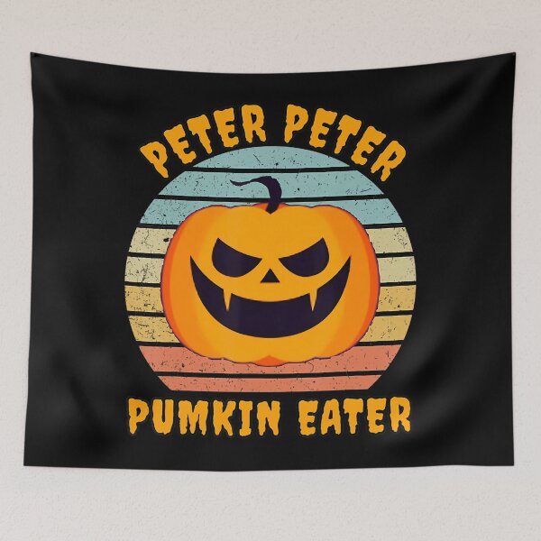 Item preview, Peter Happy Pumpkin Retro Eater Peter Day Halloween designed and sold by RobertGonzano.