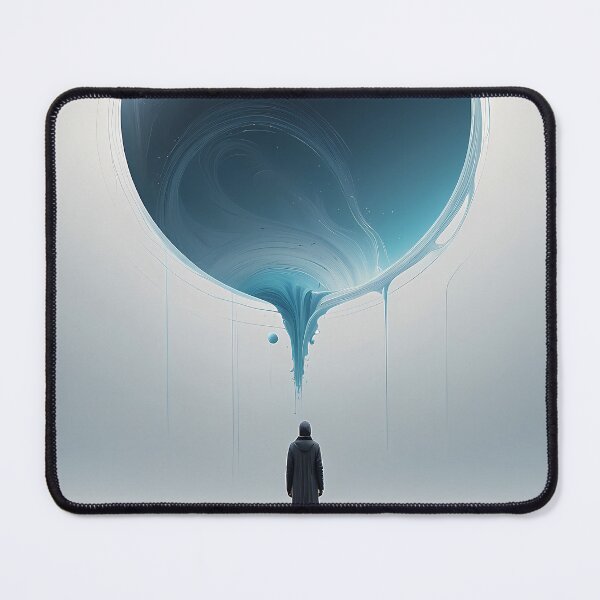 Item preview, Oceanic Visions - Abstract Liquid Sphere Contemplative Art designed and sold by Cine8.