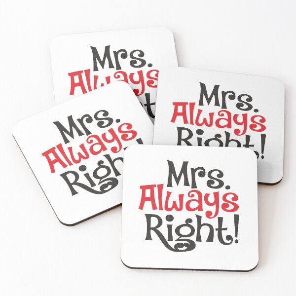 Item preview, Mr. Right! & Mrs. Always Right Couple designed and sold by ARTIENCE.
