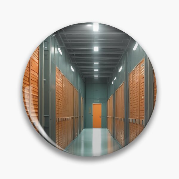 Item preview, Temporal Paradox - Industrial Warehouse Minimalist Art designed and sold by Cine8.