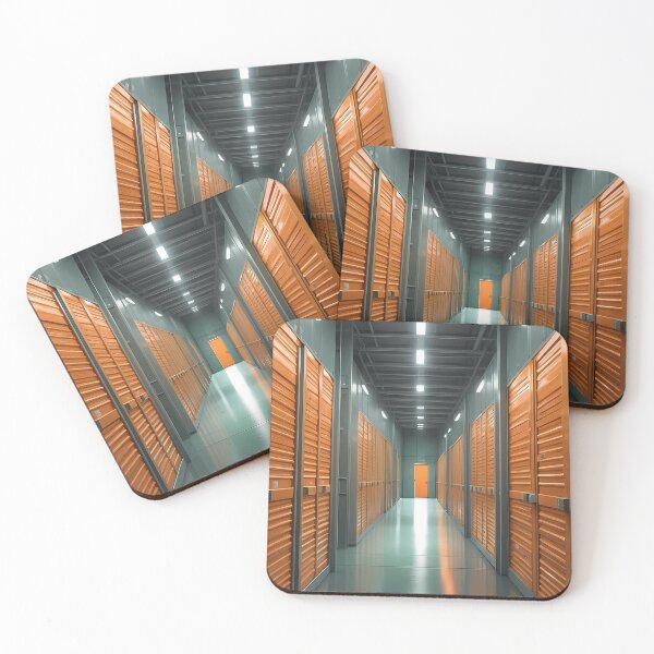 Item preview, Temporal Paradox - Industrial Warehouse Minimalist Art designed and sold by Cine8.