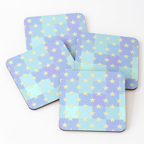 Item preview, Celestial Geometry – Blue and Gold Star Pattern designed and sold by Naine  M..