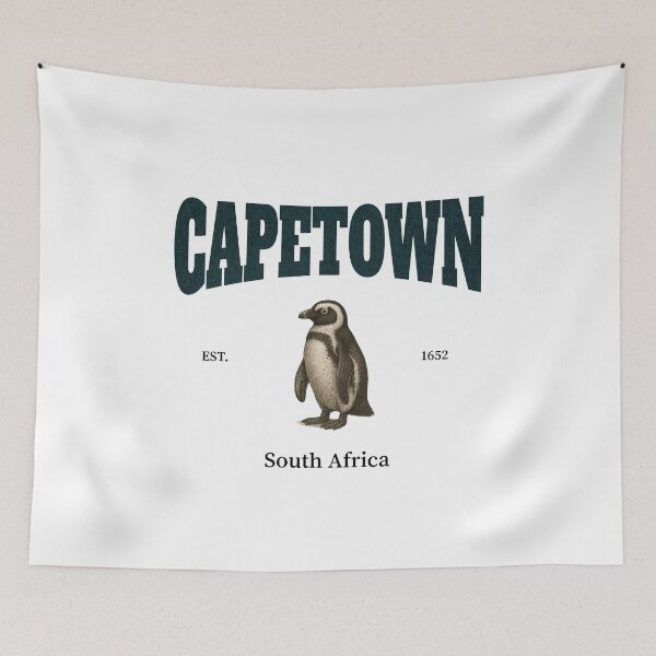Item preview, Cape Town Vintage T-Shirt – South Africa Penguin Shirt – Retro Wildlife Design, Est. 1652 – Gift for Travelers & Animal Lovers designed and sold by PrintedWithSoul.