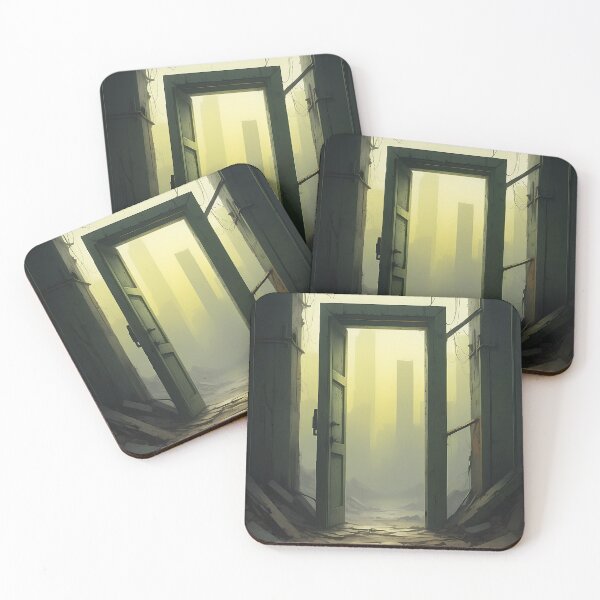 Item preview, Mysterious Door Abandoned Ruins Art designed and sold by Cine8.