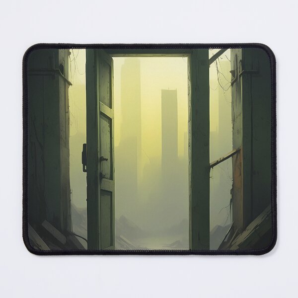Item preview, Mysterious Door Abandoned Ruins Art designed and sold by Cine8.