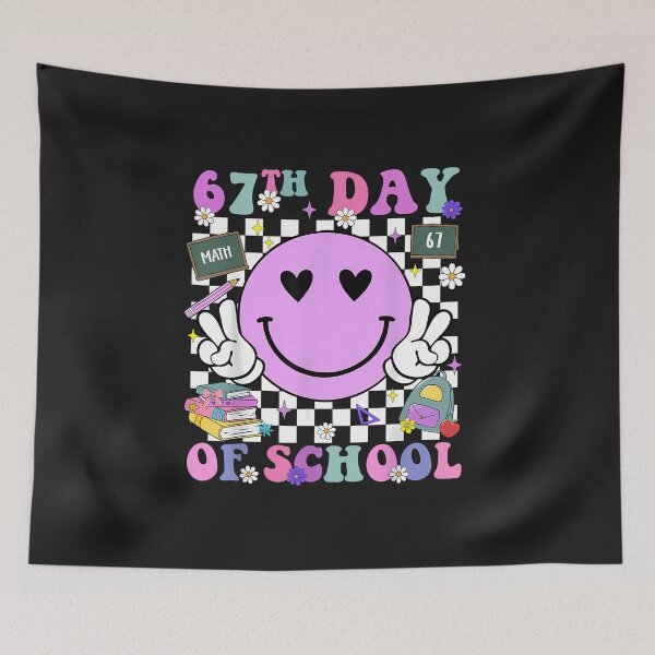 Item preview, 67Th Day Of School 67 Six Seven Math Teacher Kids Meme Slang designed and sold by diyoor.
