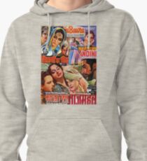 Vintage Bollywood Pattern 2 Pullover Hoodie