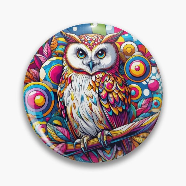 Item preview, pop art style owl designed and sold by Dogandesighn.
