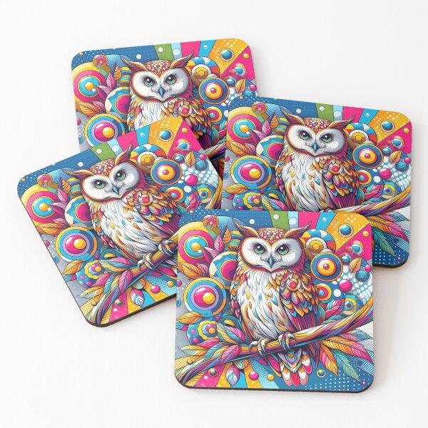 Item preview, pop art style owl designed and sold by Dogandesighn.