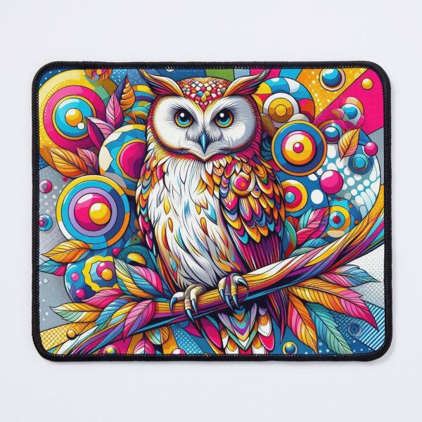 Item preview, pop art style owl designed and sold by Dogandesighn.