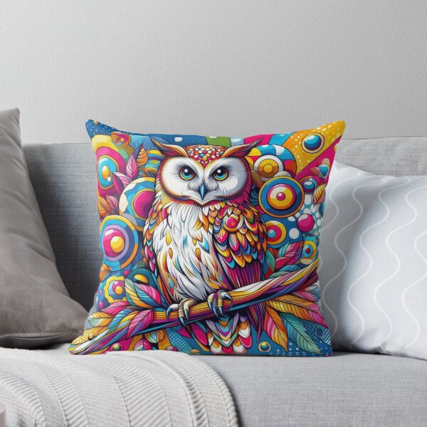 Item preview, pop art style owl designed and sold by Dogandesighn.