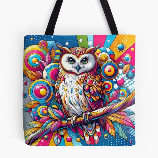 Item preview, pop art style owl designed and sold by Dogandesighn.