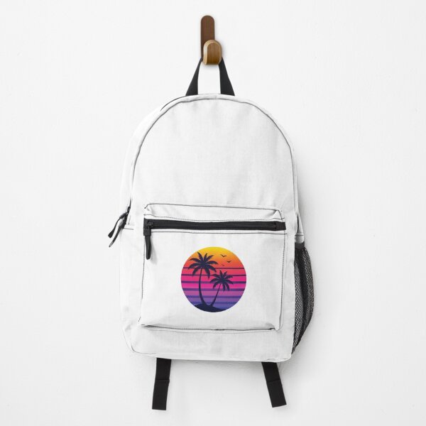 Item preview, Retro Sunset with Palm Trees and Birds designed and sold by DaEeX.