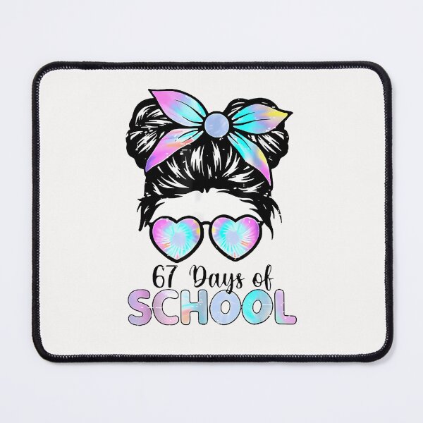 Item preview, Funny 67 Days Of School Cute Girl Six Seven Messy Bun 6 7 designed and sold by diyoor.