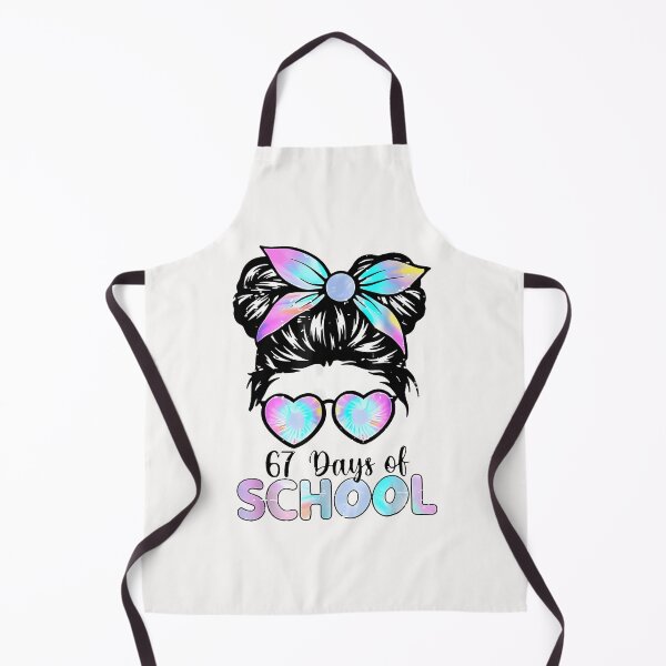 Item preview, Funny 67 Days Of School Cute Girl Six Seven Messy Bun 6 7 designed and sold by diyoor.