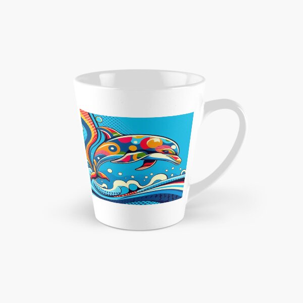 Item preview, cute colorful dolphin designed and sold by Dogandesighn.