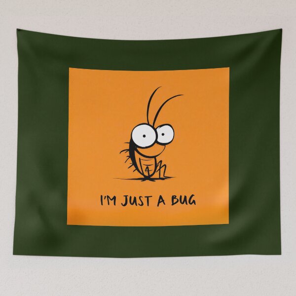Item preview, I'm just a bug, an orange artwork designed and sold by silent-violin.