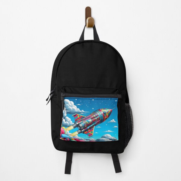 Item preview, decorative colorful rocket designed and sold by Dogandesighn.