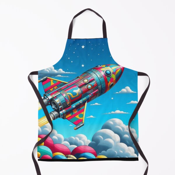 Item preview, decorative colorful  rocket designed and sold by Dogandesighn.