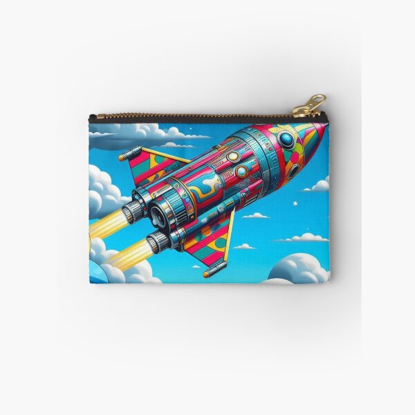 Item preview, decorative colorful  rocket designed and sold by Dogandesighn.