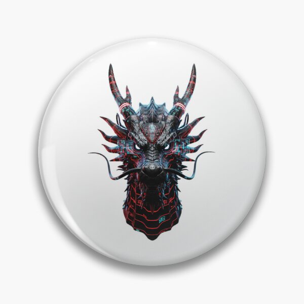 Item preview, Japanese Cyber Dragon Head Art designed and sold by PFS-.