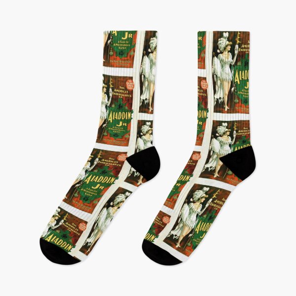 Item preview, Vintage Aladdin Jr 1894 Poster | Theatrical Extravaganza Chromolithograph | Chicago Opera House Collectible Art Print designed and sold by artofuniverse.