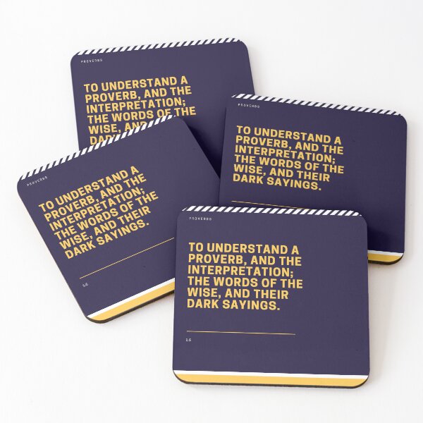 Item preview, Proverbs 1:6 designed and sold by Undonemadenew.