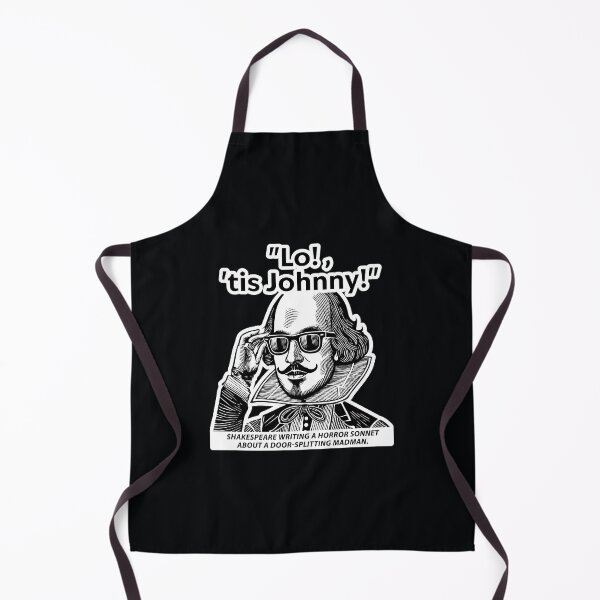 Item preview, Shakespeare in The Shining; Here's Johnny! designed and sold by FoxWink Inc.