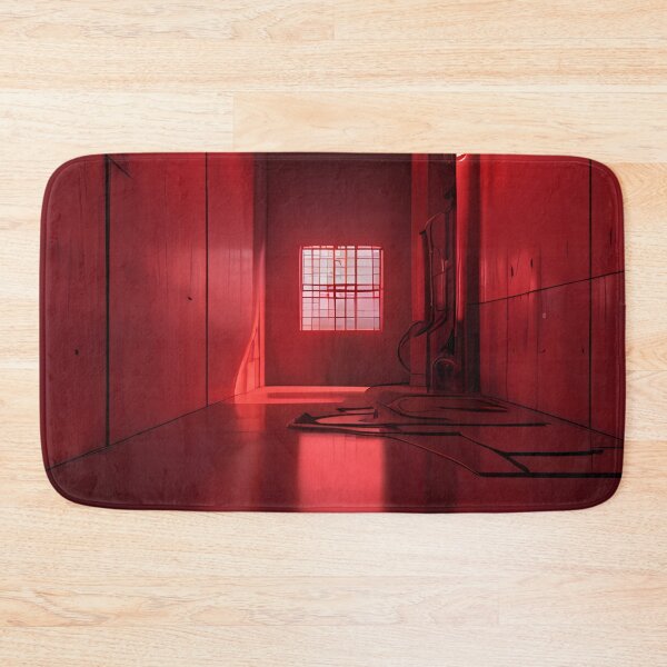 Item preview, Industrial Red Corridor Minimalist Art Cinema designed and sold by Cine8.