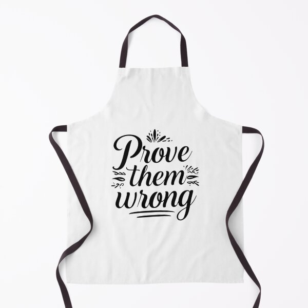 Item preview, Strong, centered black and white SVG “Prove them wrong”, athletic motivation for gym tees, posters, locker decals; scalable vector designed and sold by AlwaysHome.