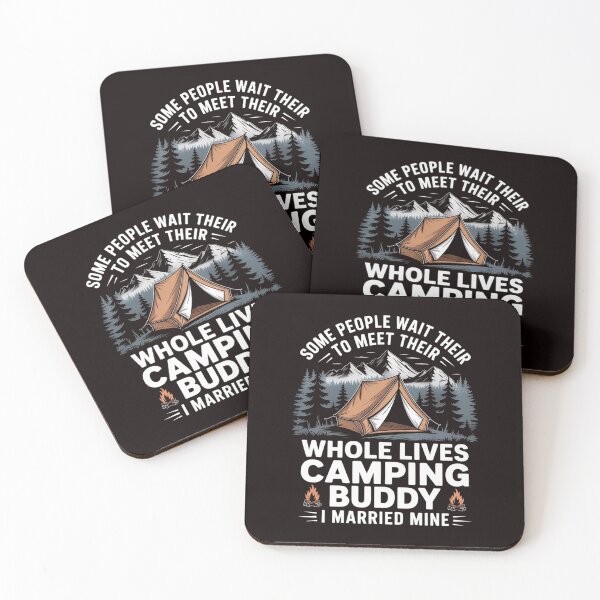 Item preview, Cool Camping Buddies Gift For Men Women Husband & Wife designed and sold by RopboxRone.