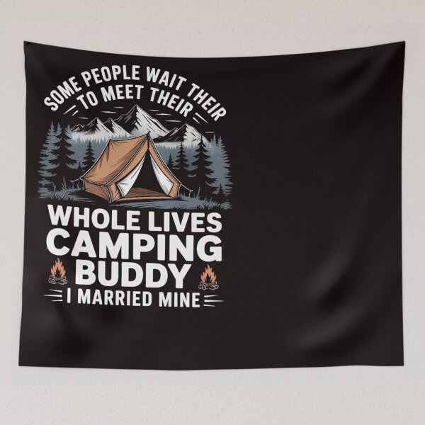 Item preview, Cool Camping Buddies Gift For Men Women Husband & Wife designed and sold by RopboxRone.
