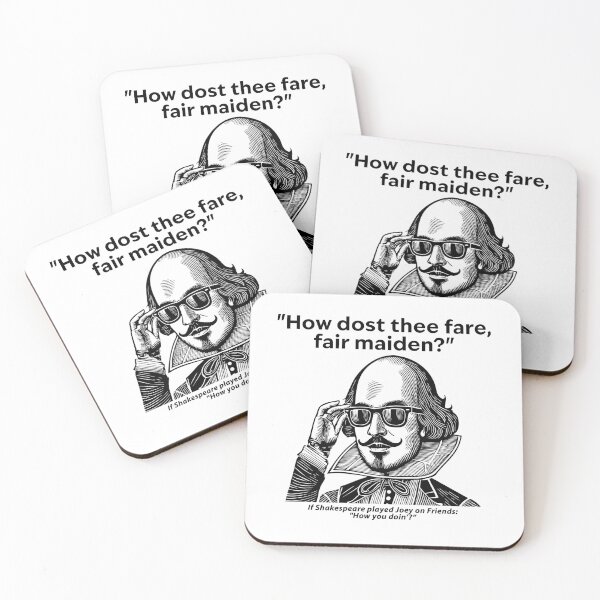 Item preview, Shakespeare Friends; Joey; How you doin? designed and sold by FoxWink Inc.