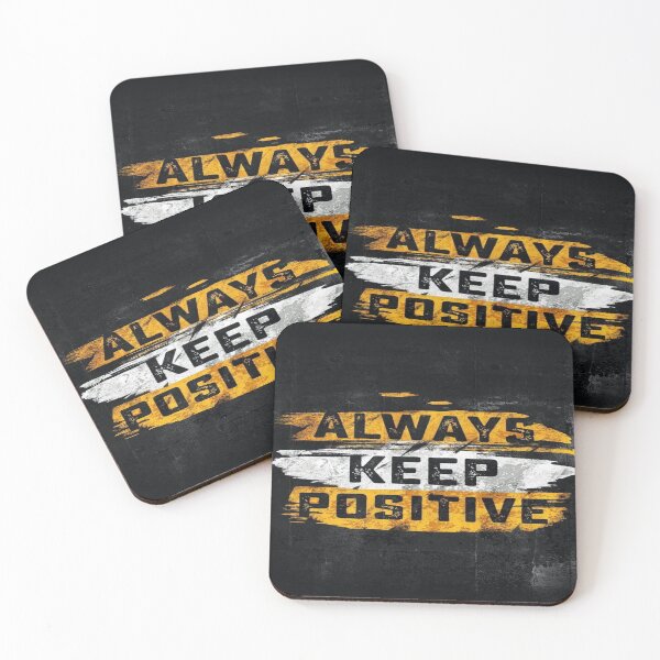 Item preview, Always Keep Positive - Motivational Grunge Design designed and sold by Dubaay.