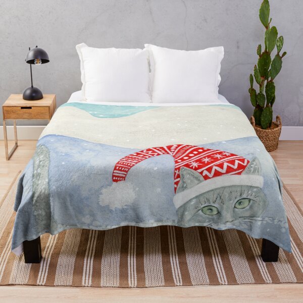 Item preview, Kitty Cat in Snow Drift designed and sold by Sonoran Glimmer.