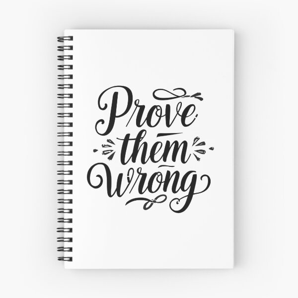 Item preview, Strong, centered black and white SVG “Prove them wrong”, athletic motivation for gym tees, posters, locker decals; scalable vector designed and sold by AlwaysHome.