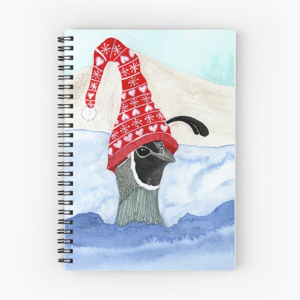 Item preview, Quentin the Christmas Quail designed and sold by Sonoran Glimmer.